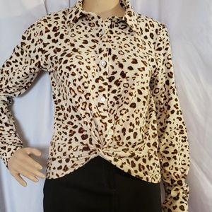 Sweet Rain leopard print shirt